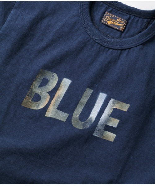 JAPAN BLUE JEANS（ジャパンブルージーンズ）の「コートジボワールコットン Tシャツ / BLUE プリント（Tシャツ/カットソー・メンズ・ネイビー/ホワイト・M/S/L/XL）」の10枚目の写真