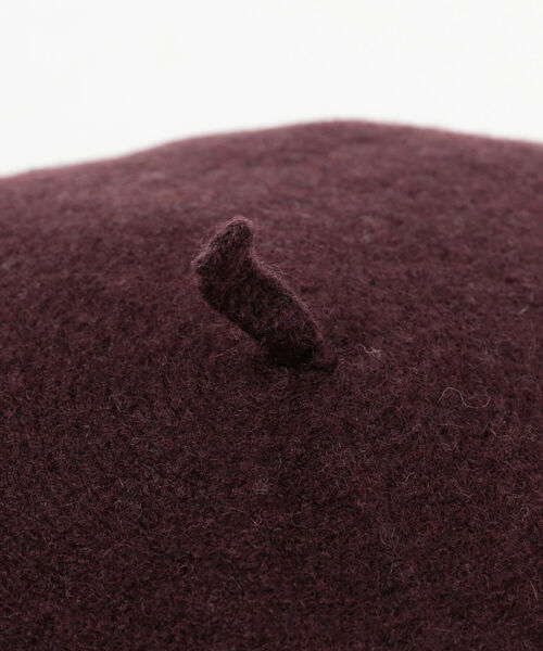 ROBERT MACKIE(ロバートマッキー)の「ROBERT MACKIE × BEAMS F / 別注 ウール ベレー帽(ハンチング/ベレー帽・メンズ・ブラック/ネイビー/ブラウン/グリーン/チャコールグレー・ONE SIZE)」の14枚目の写真