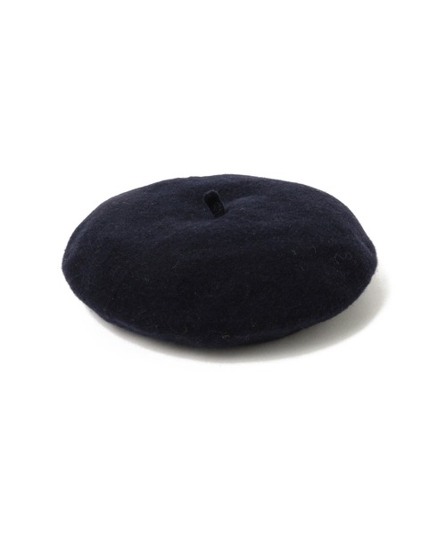 ROBERT MACKIE(ロバートマッキー)の「ROBERT MACKIE × BEAMS F / 別注 ウール ベレー帽(ハンチング/ベレー帽・メンズ・ブラック/ネイビー/ブラウン/グリーン/チャコールグレー・ONE SIZE)」の5枚目の写真