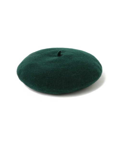 ROBERT MACKIE(ロバートマッキー)の「ROBERT MACKIE × BEAMS F / 別注 ウール ベレー帽(ハンチング/ベレー帽・メンズ・ブラック/ネイビー/ブラウン/グリーン/チャコールグレー・ONE SIZE)」の4枚目の写真
