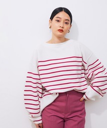 トップス ピンク 桃色系 ボーダー柄 ファッション通販 Zozotown