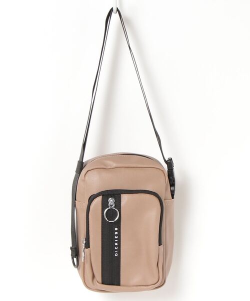 ONE DAY KMC (ワンデイケーエムシー)の「DICKIES/ DK SYNTHETIC LETHER MINI SHOLDER BAG_14505000(ショルダーバッグ・メンズ・グレー/ブラック/ベージュ/ベージュ系その他・ONESIZE)」の4枚目の写真