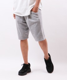 裏毛総柄ショートパンツ