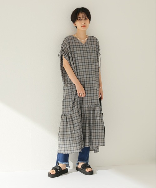 JOURNAL STANDARD relume（ジャーナルスタンダード　レリューム）の「Re:RISEコットンボイルワンピース◆（ワンピース・レディース・チャコールグレー/グレー・FREE）」の11枚目の写真