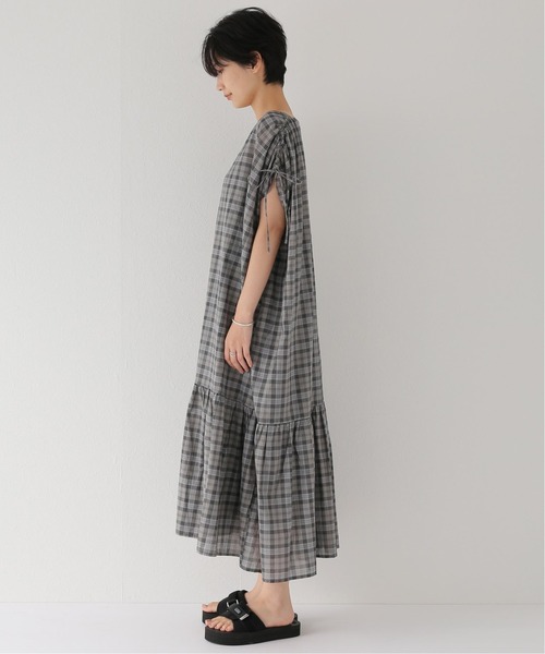 JOURNAL STANDARD relume（ジャーナルスタンダード　レリューム）の「Re:RISEコットンボイルワンピース◆（ワンピース・レディース・チャコールグレー/グレー・FREE）」の3枚目の写真