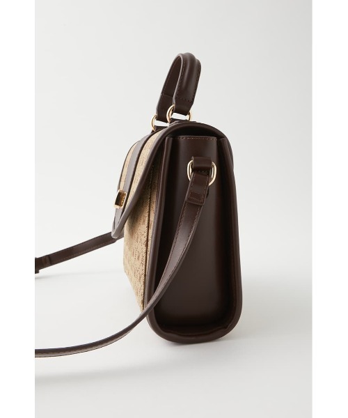 MOUSSY（マウジー）の「EA MONOGRAM MINI SHOULDER バッグ（ショルダーバッグ・レディース・ボルドー/ベージュ/ブラウン・FREE）」の7枚目の写真