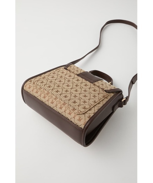 MOUSSY（マウジー）の「EA MONOGRAM MINI SHOULDER バッグ（ショルダーバッグ・レディース・ボルドー/ベージュ/ブラウン・FREE）」の10枚目の写真