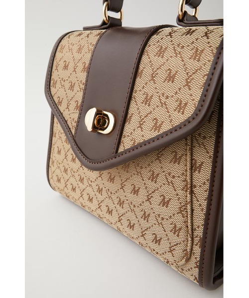 MOUSSY（マウジー）の「EA MONOGRAM MINI SHOULDER バッグ（ショルダーバッグ・レディース・ボルドー/ベージュ/ブラウン・FREE）」の19枚目の写真