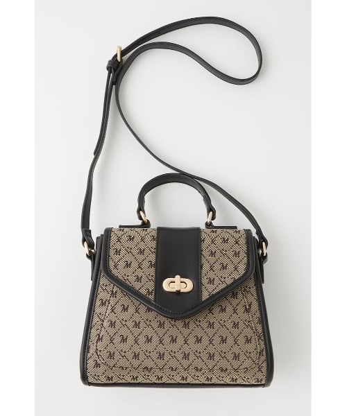 MOUSSY（マウジー）の「EA MONOGRAM MINI SHOULDER バッグ（ショルダーバッグ・レディース・ボルドー/ベージュ/ブラウン・FREE）」の21枚目の写真