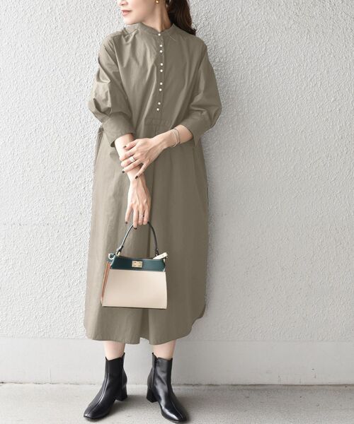 手洗い可能 フロントパールモチーフボタンワンピース ワンピース Ships シップス のファッション通販 Zozotown