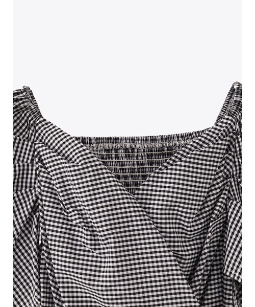 ACYM（アシーム）の「Cache couer feminine ブラウス（シャツ/ブラウス・レディース・ホワイト/ブラック/ブラックミックス・FREE）」の15枚目の写真