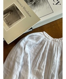 onetome | 【きりまる】ダブルガーゼ ギャザーブラウス(シャツ/ブラウス)