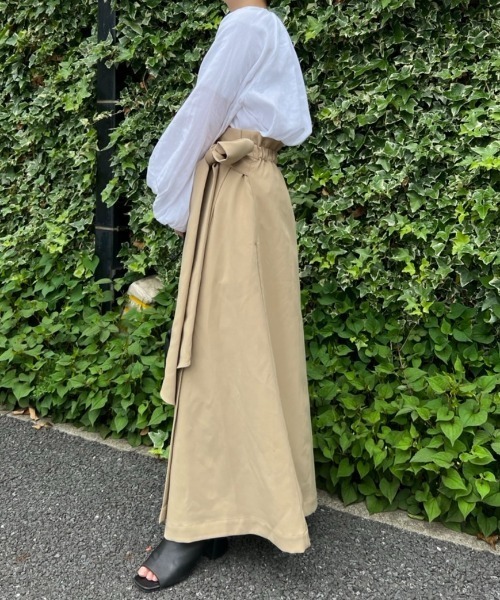 onetome（ワントゥーミー）の「ダブルガーゼ ギャザーブラウス（シャツ/ブラウス・レディース・ホワイト/ベージュ/ブラウン・FREE）」の8枚目の写真