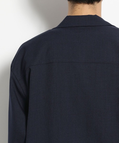 niko and...（ニコアンド）の「【9/2 ヒルナンデスOA放映アイテム】[セットアップ対応]ハイツイストツイルシャツカーディガン（カーディガン/ボレロ・メンズ・ネイビー/ブラウン/スモーク・MEDIUM/LARGE）」の14枚目の写真