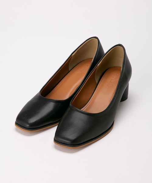 NANO universe（ナノユニバース）の「4.5cmラウンドヒールパンプス（パンプス・レディース・グレー系その他4/ブラック・37/38/36）」の3枚目の写真