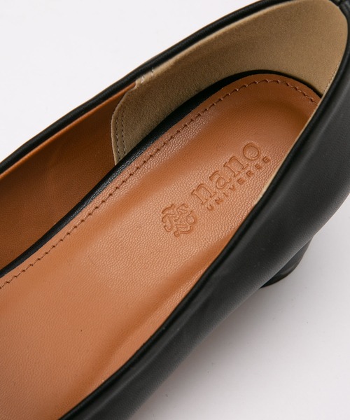 NANO universe（ナノユニバース）の「4.5cmラウンドヒールパンプス（パンプス・レディース・グレー系その他4/ブラック・37/38/36）」の10枚目の写真