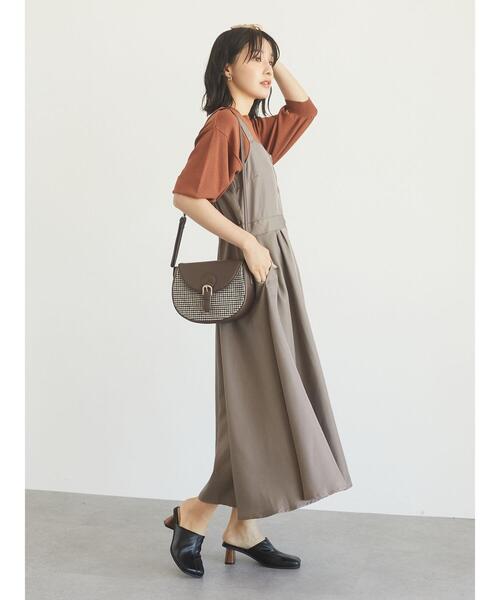 Green　Parks（グリーンパークス）の「袖ボリューム5分袖ニットプルオーバー＊（ニット/セーター・レディース・ダークグレー/ライトブラウン/グリーン・FREE）」の15枚目の写真