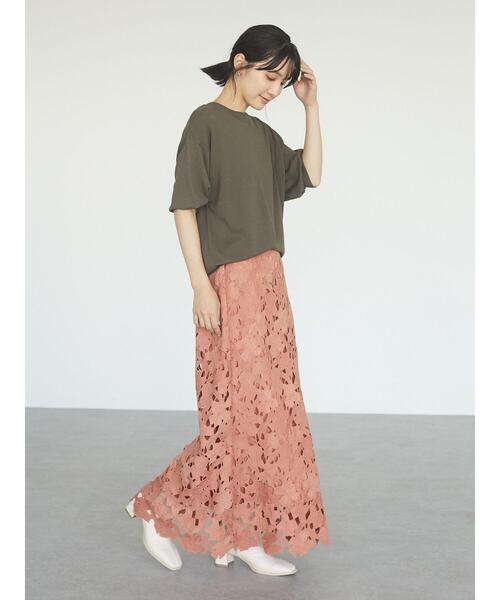 Green　Parks（グリーンパークス）の「袖ボリューム5分袖ニットプルオーバー＊（ニット/セーター・レディース・ダークグレー/ライトブラウン/グリーン・FREE）」の17枚目の写真