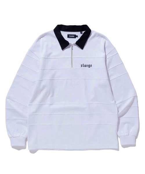 XLARGE（エクストララージ）の「HALF-ZIP RUGBY SHIRT（シャツ/ブラウス・メンズ・ホワイト/ブラック・S/M/L/XL）」の14枚目の写真