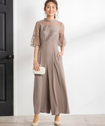 ≪ウェストサイズ調整可能♪≫ハイウェストオールインワン