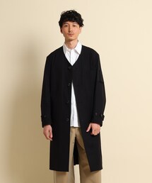 40ｃｔ＆525 | ノーカラーベルテッドコート(ノーカラーコート)