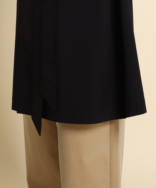 40ｃｔ＆525（フォーティーカラッツアンドゴーニーゴ）の「ノーカラーベルテッドコート（ノーカラーコート・メンズ・ブラック・03/04/02）」の9枚目の写真