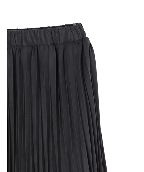 YECCA VECCA（イェッカヴェッカ）の「コーデュロイプリーツスカート＊（スカート・レディース・ラベンダー/グレイッシュベージュ/チャコールグレー・FREE）」の15枚目の写真