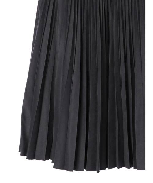 YECCA VECCA（イェッカヴェッカ）の「コーデュロイプリーツスカート＊（スカート・レディース・ラベンダー/グレイッシュベージュ/チャコールグレー・FREE）」の17枚目の写真