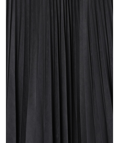 YECCA VECCA（イェッカヴェッカ）の「コーデュロイプリーツスカート＊（スカート・レディース・ラベンダー/グレイッシュベージュ/チャコールグレー・FREE）」の8枚目の写真