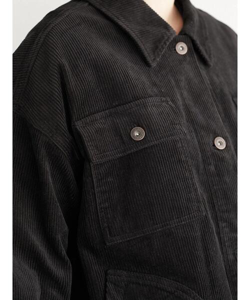 Dickies（ディッキーズ）の「【WEB限定】Dickies/ディッキーズ　コーデュロイワークJK＊（ブルゾン・レディース・アイボリー/ブラック/キャメル・M）」の12枚目の写真