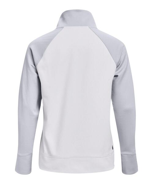 UNDER ARMOUR(アンダーアーマー)の「UAラッシュ トリコット ジャケット(トレーニング/レディース)(その他アウター・レディース・ブラック/ホワイト・M/S/L/XL)」の12枚目の写真