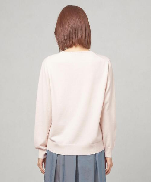 closet story(クローゼットストーリー)の「<closet story>メタルボタン クルーネックカーディガン -ウォッシャブル-(カーディガン/ボレロ・レディース・ブラック/オフホワイト/モカ・M/L)」の13枚目の写真