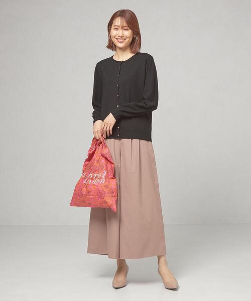 closet story(クローゼットストーリー)の「<closet story>メタルボタン クルーネックカーディガン -ウォッシャブル-(カーディガン/ボレロ・レディース・ブラック/オフホワイト/モカ・M/L)」の5枚目の写真