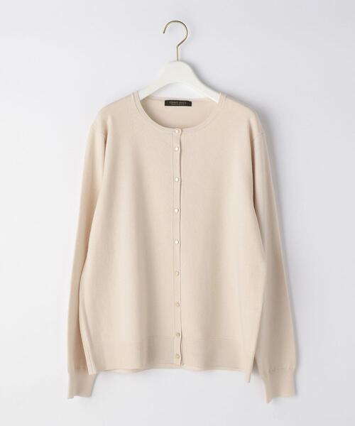 closet story(クローゼットストーリー)の「<closet story>メタルボタン クルーネックカーディガン -ウォッシャブル-(カーディガン/ボレロ・レディース・ブラック/オフホワイト/モカ・M/L)」の20枚目の写真