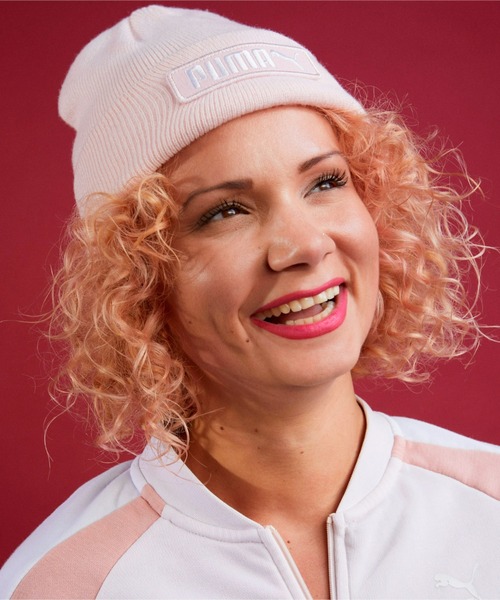 PUMA（プーマ）の「PUMA プーマ ユニセックス プーマ クラシック カフ ビーニー（ニットキャップ/ビーニー・メンズ・ブラック/イエロー/ライトピンク・フリー）」の3枚目の写真