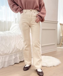 apres jour | レースアップフレアデニム【ZOZOTOWN限定アイテム】(デニムパンツ)