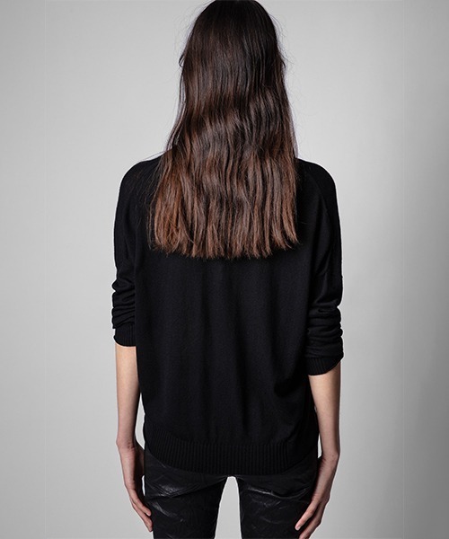 ZADIG&VOLTAIRE（ザディグ　エ　ヴォルテール）の「BRUMY CP（ニット/セーター・レディース・ブラック・S/XS/M）」の3枚目の写真