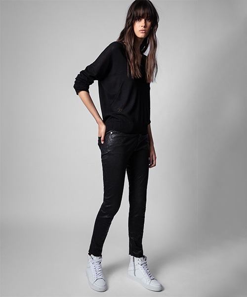 ZADIG&VOLTAIRE（ザディグ　エ　ヴォルテール）の「BRUMY CP（ニット/セーター・レディース・ブラック・S/XS/M）」の2枚目の写真