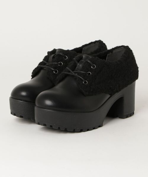 Sugar Sugar（シュガーシュガー）の「SUGAR SUGAR /厚底レースアップシューズ（その他シューズ・レディース・ブラック/ダークブラウン・LL/M/L/S）」の2枚目の写真