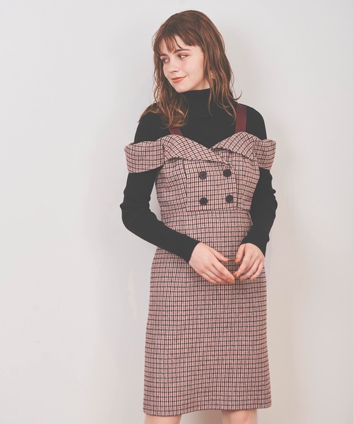 31 Sons de mode(トランテアン ソン ドゥ モード)の「リブタートルニット(ニット/セーター・レディース・ブラック/ブラウン/ピンク/ブルー/マスタード・36)」の9枚目の写真