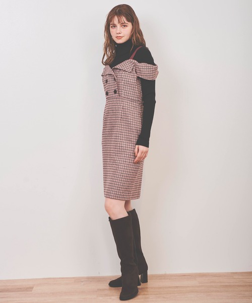 31 Sons de mode(トランテアン ソン ドゥ モード)の「リブタートルニット(ニット/セーター・レディース・ブラック/ブラウン/ピンク/ブルー/マスタード・36)」の10枚目の写真