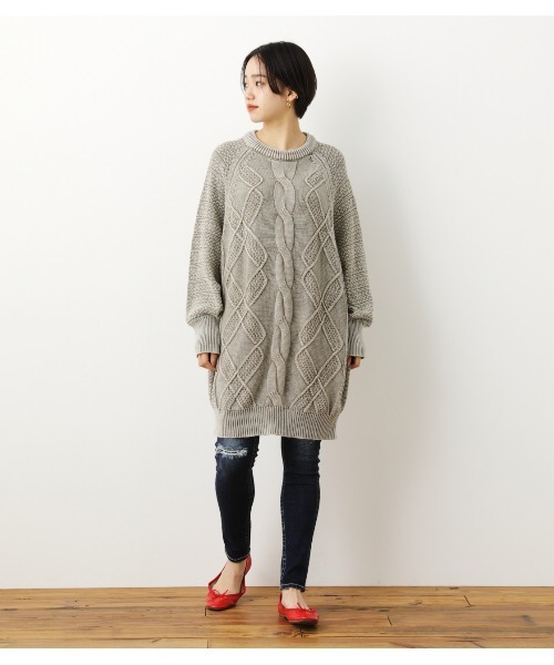 ケーブルモモンガニットワンピース ワンピース Rodeo Crowns Wide Bowl ロデオクラウンズワイドボウル のファッション通販 Zozotown