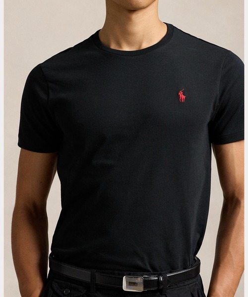 カスタム スリム クルーネック T シャツ（Tシャツ/カットソー）｜POLO