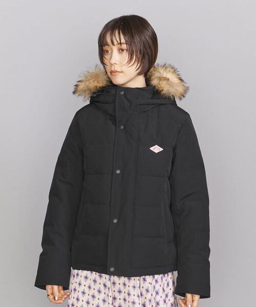 DANTON(ダントン)の「<DANTON>TUSSAH ダウンフード ジャケット◆(ダウンジャケット/コート・レディース・ブラック・L/M)」の8枚目の写真