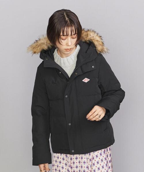 DANTON(ダントン)の「<DANTON>TUSSAH ダウンフード ジャケット◆(ダウンジャケット/コート・レディース・ブラック・L/M)」の11枚目の写真