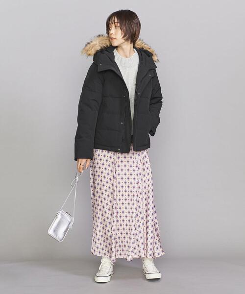 DANTON(ダントン)の「<DANTON>TUSSAH ダウンフード ジャケット◆(ダウンジャケット/コート・レディース・ブラック・L/M)」の10枚目の写真