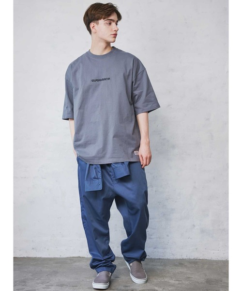SILAS(サイラス)の「BASIC SILAS AND MARIA S/S TEE ベーシックサイラスアンドマリア半袖Tシャツ ロゴ 刺繍 オーバーサイズ(Tシャツ/カットソー・メンズ・ホワイト/ブラック/チャコールグレー/ライトブルー/ネイビー・LARGE/MEDIUM/X-LARGE)」の8枚目の写真