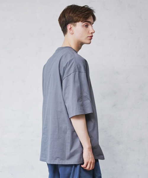 SILAS(サイラス)の「BASIC SILAS AND MARIA S/S TEE ベーシックサイラスアンドマリア半袖Tシャツ ロゴ 刺繍 オーバーサイズ(Tシャツ/カットソー・メンズ・ホワイト/ブラック/チャコールグレー/ライトブルー/ネイビー・LARGE/MEDIUM/X-LARGE)」の10枚目の写真