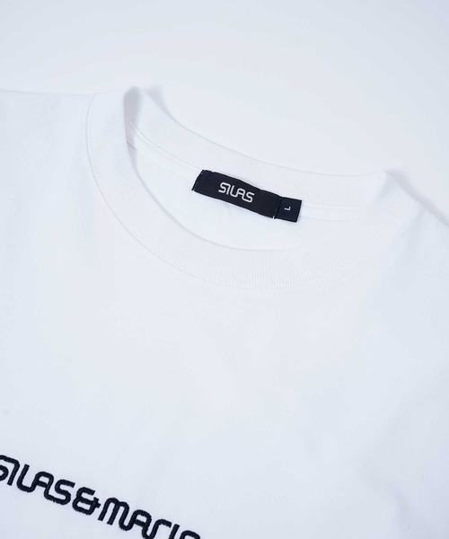 SILAS(サイラス)の「BASIC SILAS AND MARIA S/S TEE ベーシックサイラスアンドマリア半袖Tシャツ ロゴ 刺繍 オーバーサイズ(Tシャツ/カットソー・メンズ・ホワイト/ブラック/チャコールグレー/ライトブルー/ネイビー・LARGE/MEDIUM/X-LARGE)」の16枚目の写真