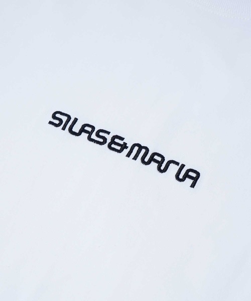 SILAS(サイラス)の「BASIC SILAS AND MARIA S/S TEE ベーシックサイラスアンドマリア半袖Tシャツ ロゴ 刺繍 オーバーサイズ(Tシャツ/カットソー・メンズ・ホワイト/ブラック/チャコールグレー/ライトブルー/ネイビー・LARGE/MEDIUM/X-LARGE)」の17枚目の写真